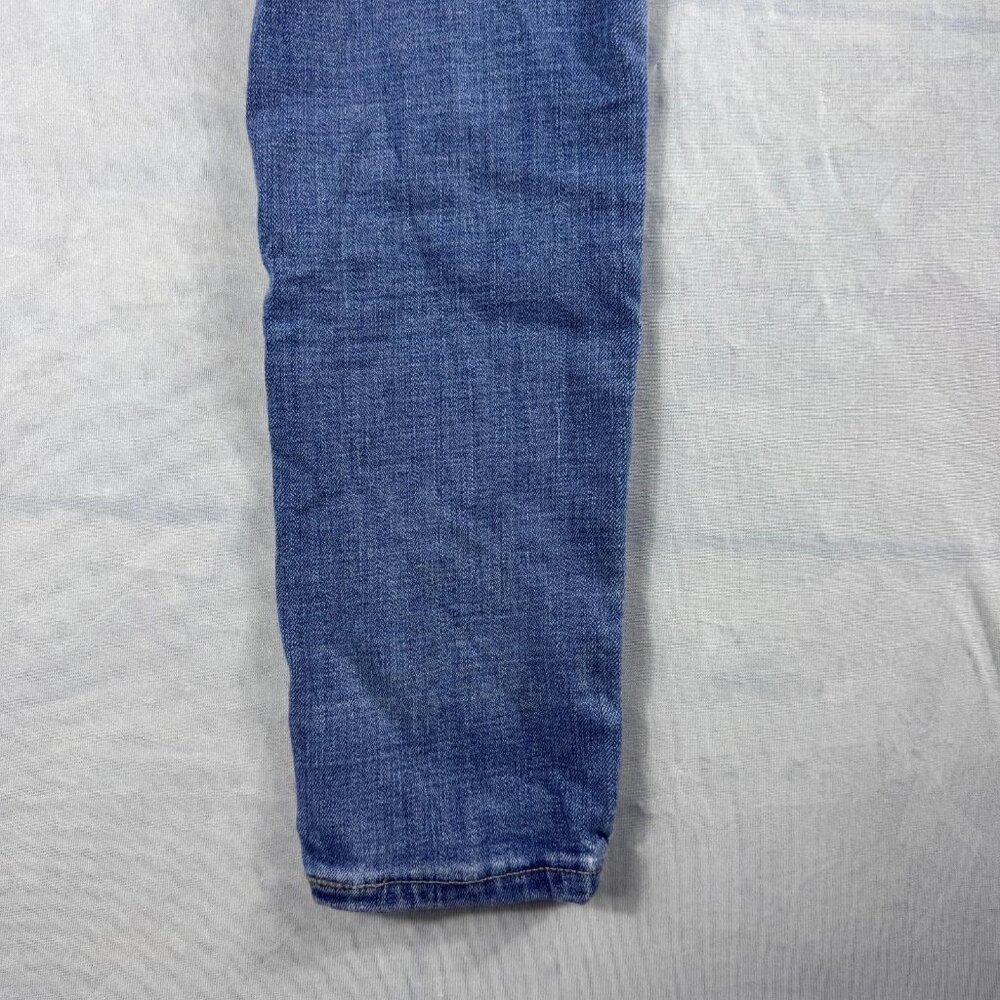 Y2K Levi's Skinny‎ Jeans Womens Blue Denim 721 High Rise 5-Pocket Comfort 28x28 - Picture 10 of 16